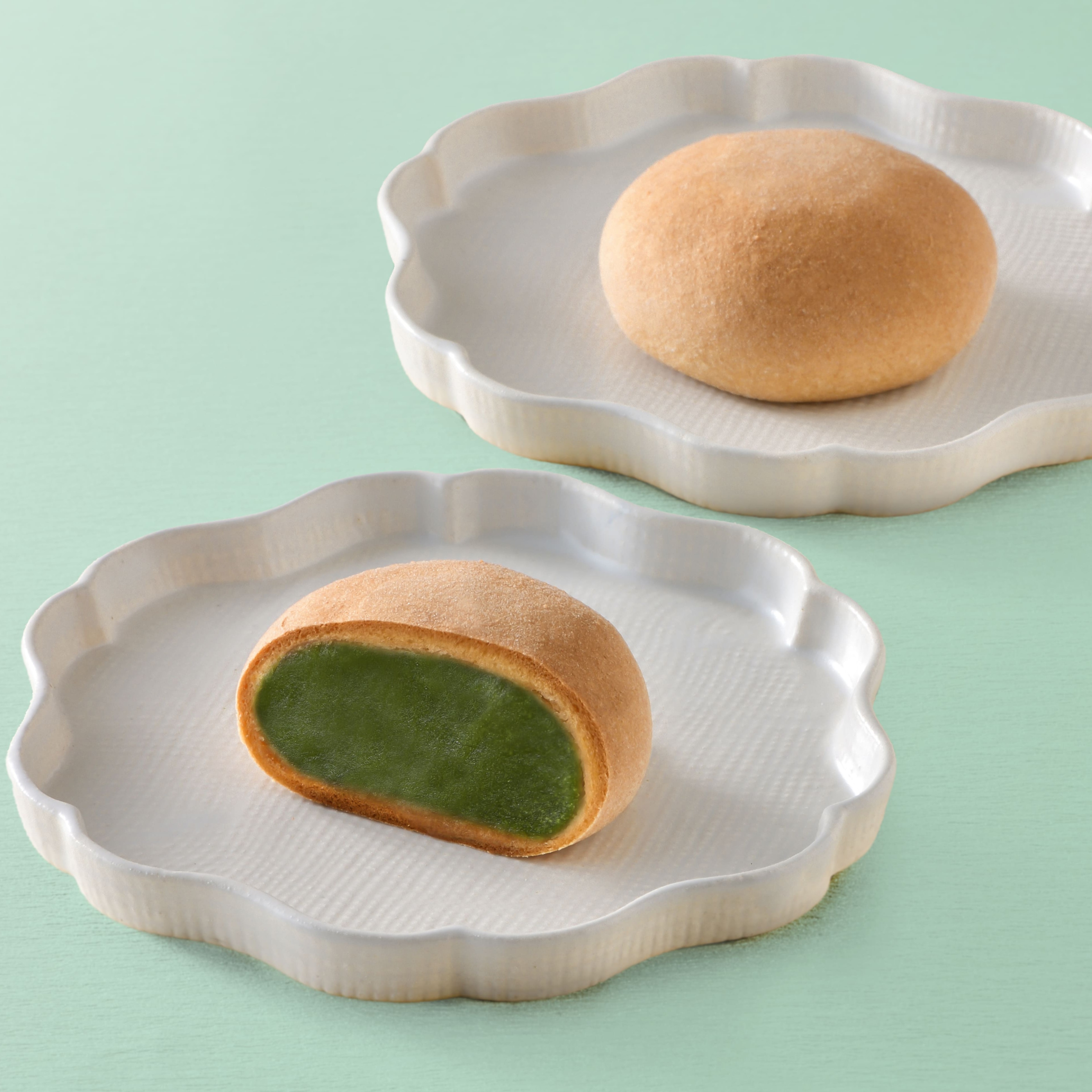 抹茶のおまんじゅう 茶和(さわ)　1個