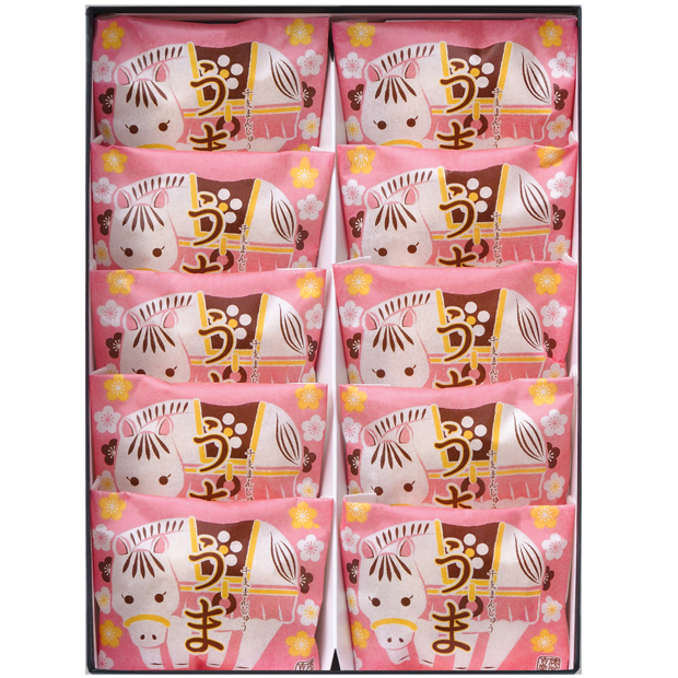 干支まんじゅう「うま」10個入　E-20